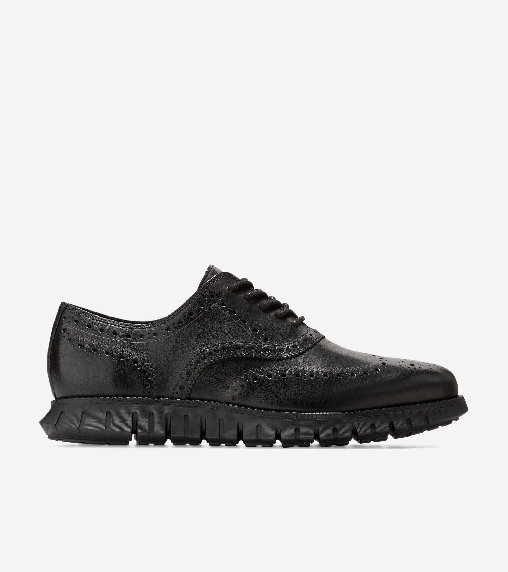 Men s ZEROGRAND Remastered Wingtip Oxfords in Black Cole Haan